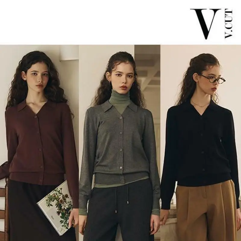 인기 신상 브이컷 26FW 브이 카라 풀오버 3종