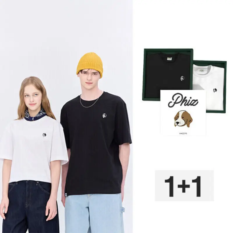 (2장 3만원대/헤지스반팔 BEST) HAZZYS PHIZ 2PACK 반팔 티셔츠