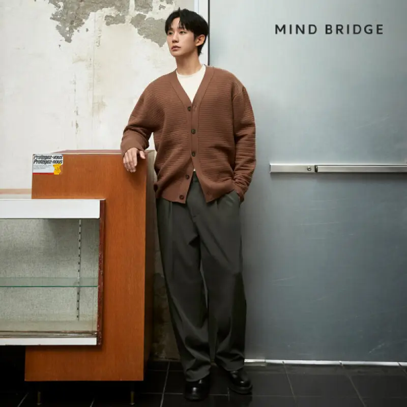 (택가 89 900원)마인드브릿지 남성 COUTURE와이드원턱어드저스트팬츠_3colors