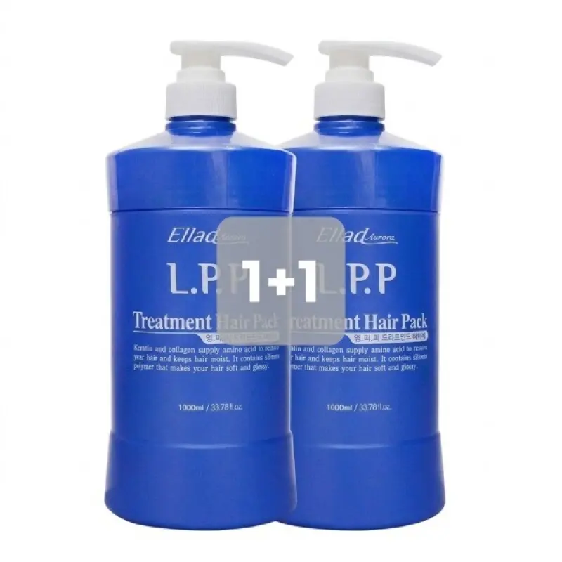 1+1 엘라드 오로라 LPP 트리트먼트 프로테인 1000ml 가성비 헤어케어