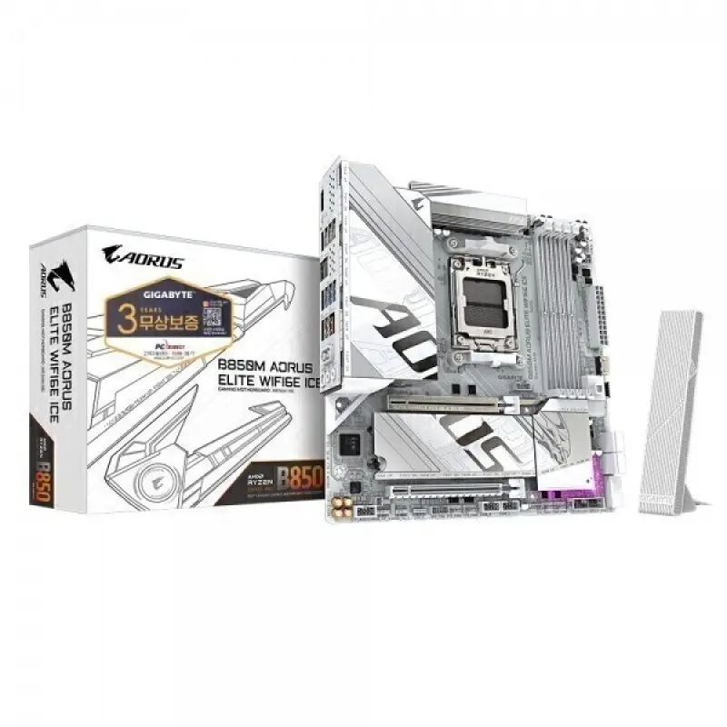 GIGABYTE B850M AORUS ELITE WIFI6E ICE 피씨디렉트