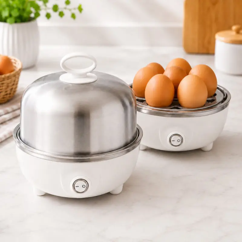 올스텐 계란찜기 에그쿠커 계란삶는 기계 반숙 완숙 1단 멀티쿠커