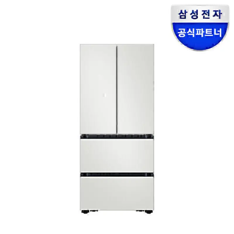 최대혜택가183만원대 비스포크 AI 김치냉장고 4도어 1등급 RK70F49M1A 490L 코타 화이트